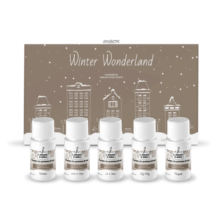 Cadeaupakket 5x20ml wasparfum Winter Wonderland - Il Bucato di Adele