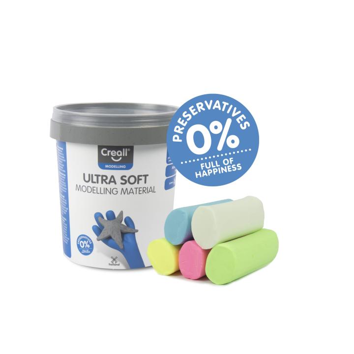 Creall Ultra soft 300gram boetseermateriaal - pastel colours