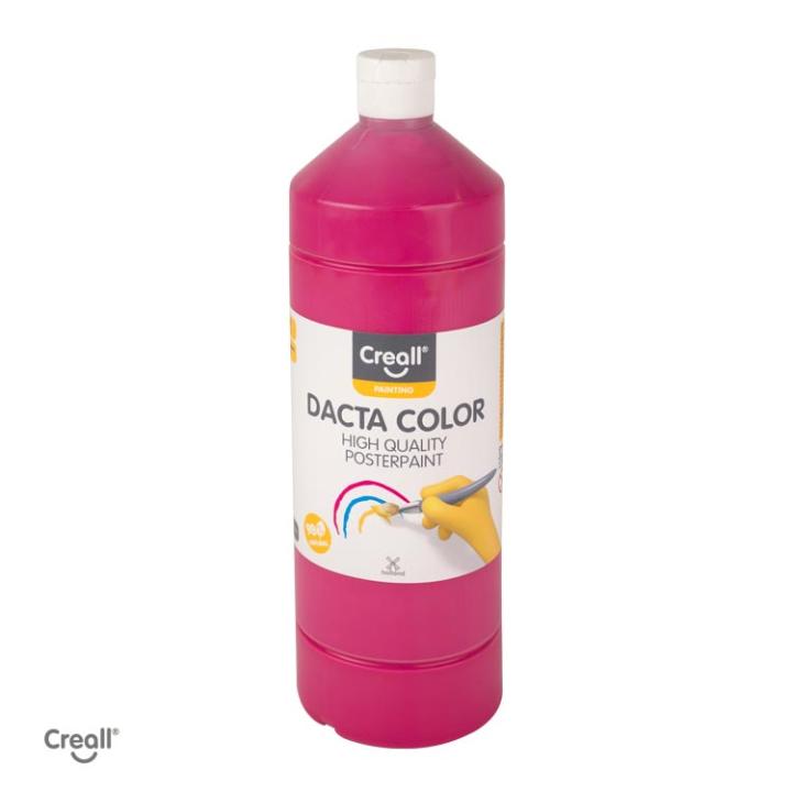 Creall Dacta color 1000ml plakkaatverf - roze