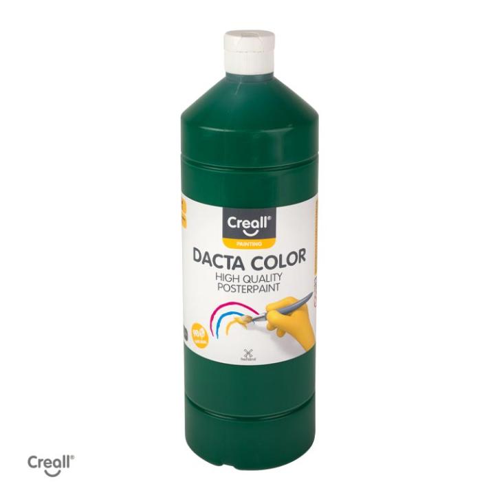 Creall Dacta color 1000ml plakkaatverf - donker groen