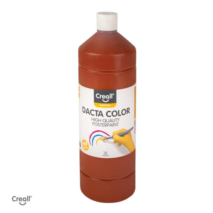 Creall Dacta color 1000ml plakkaatverf - licht bruin