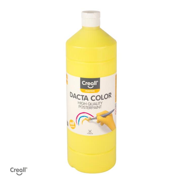 Creall Dacta color 1000ml plakkaatverf - licht geel
