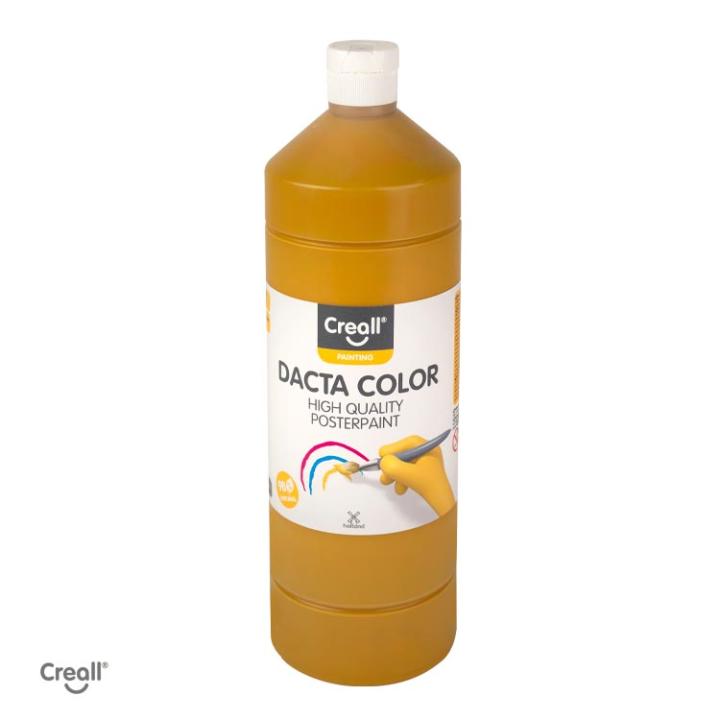 Creall Dacta color 1000ml plakkaatverf - oker