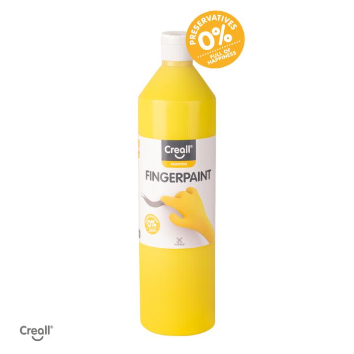 Creall vingerverf 750ml (happy ingredients) - geel