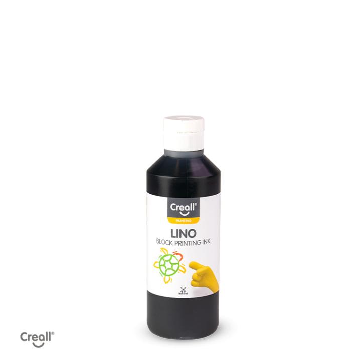 Creall Lino 250ml blockprintverf - zwart