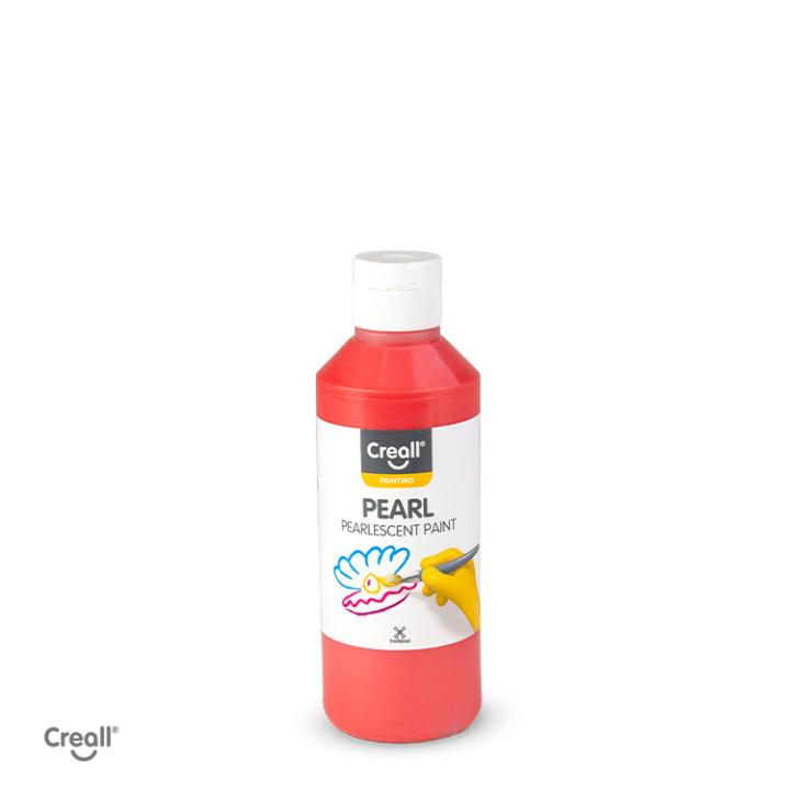 Creall Pearl 250ml parelmoerverf - rood