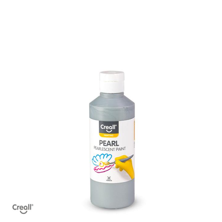 Creall Pearl 250ml parelmoerverf - zilver