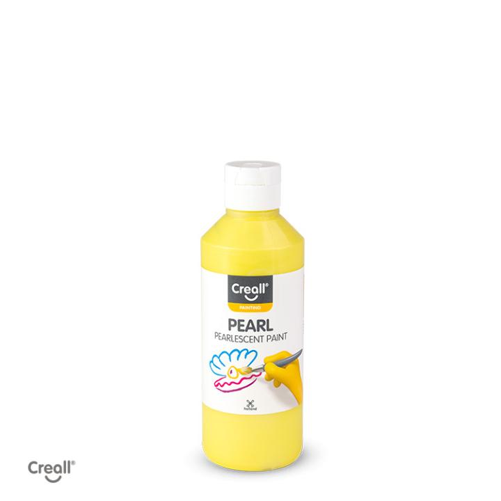 Creall Pearl 250ml parelmoerverf - geel
