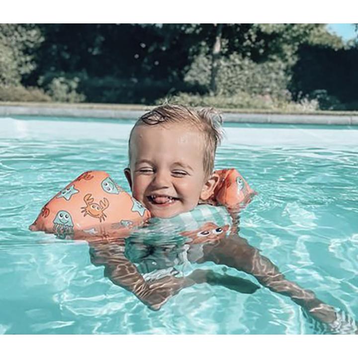 Swim Essentials - Puddle Jumper Zwemvest - Roze/Blauw Zeedieren - 2-6 jaar - 15-30 kg