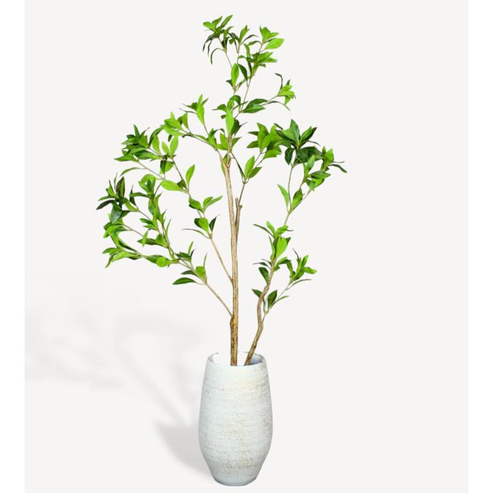 Tea Leaf Kunstplant - 120 cm - Noor Sierpot Groen