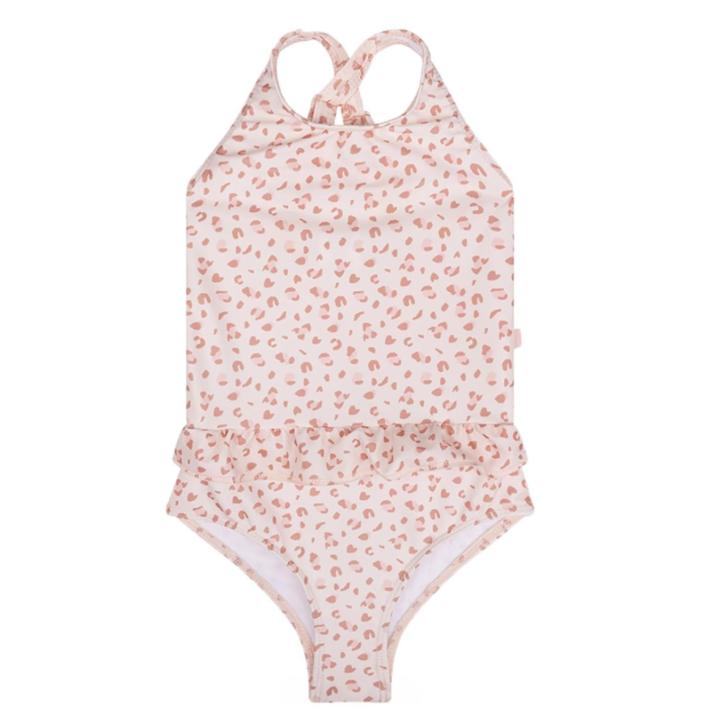 Swim Essentials UV Badpak Meisjes - Old Pink Panterprint - Maat 86/92