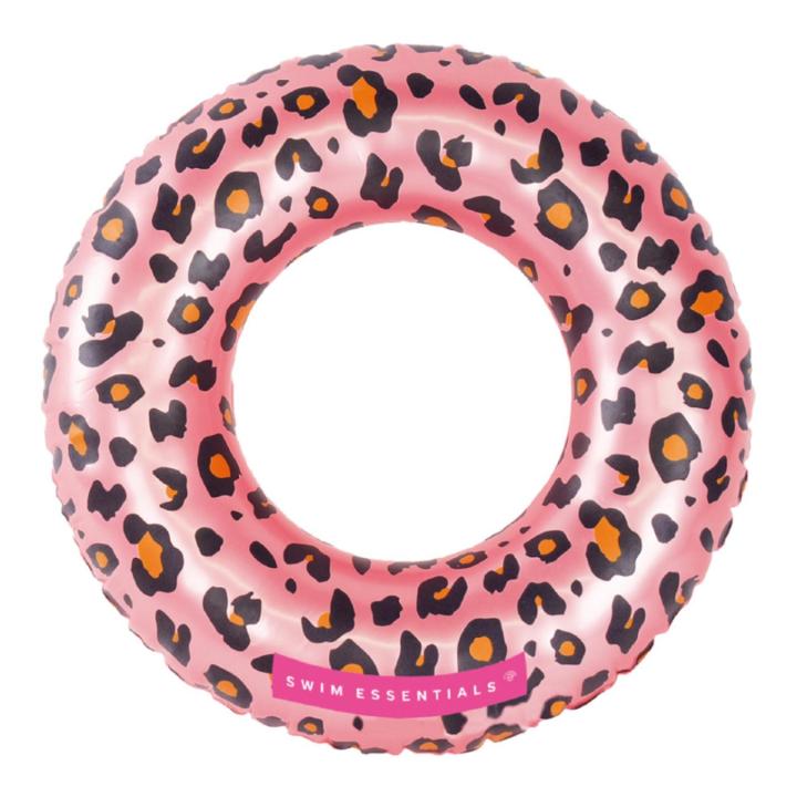 Swim Essentials Zwemband - Zwemring - Rosé Goud Panterprint - 50 cm