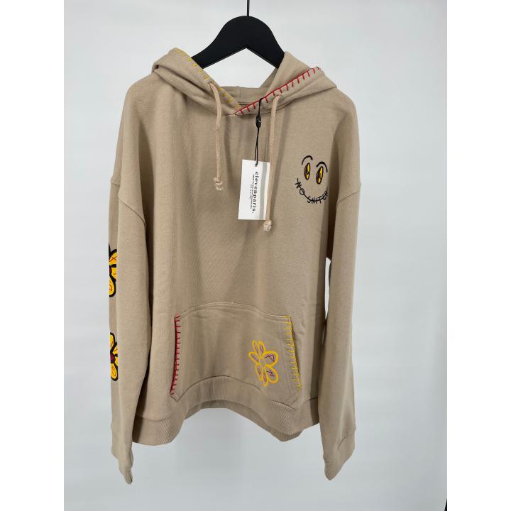 Hoodie Beige No Snitch Maat 158 / 164
