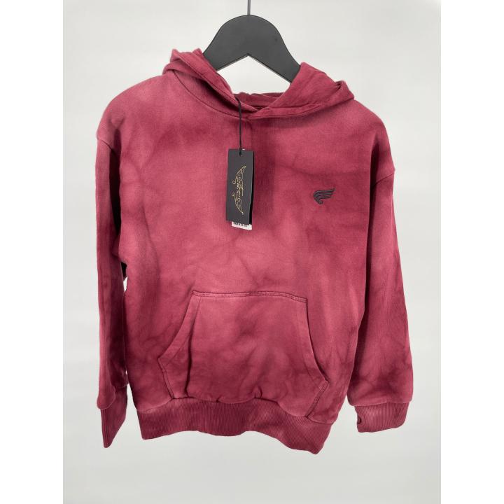 Hoodie Rood Tie Dye - 122 - Nieuw