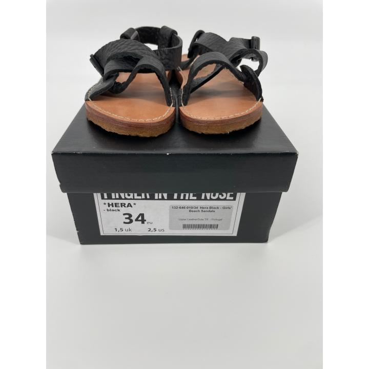 Sandalen Zwart Leer Maat 34