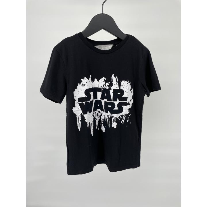 T-shirt Star Wars Zwart Wit Maat 110 / 116