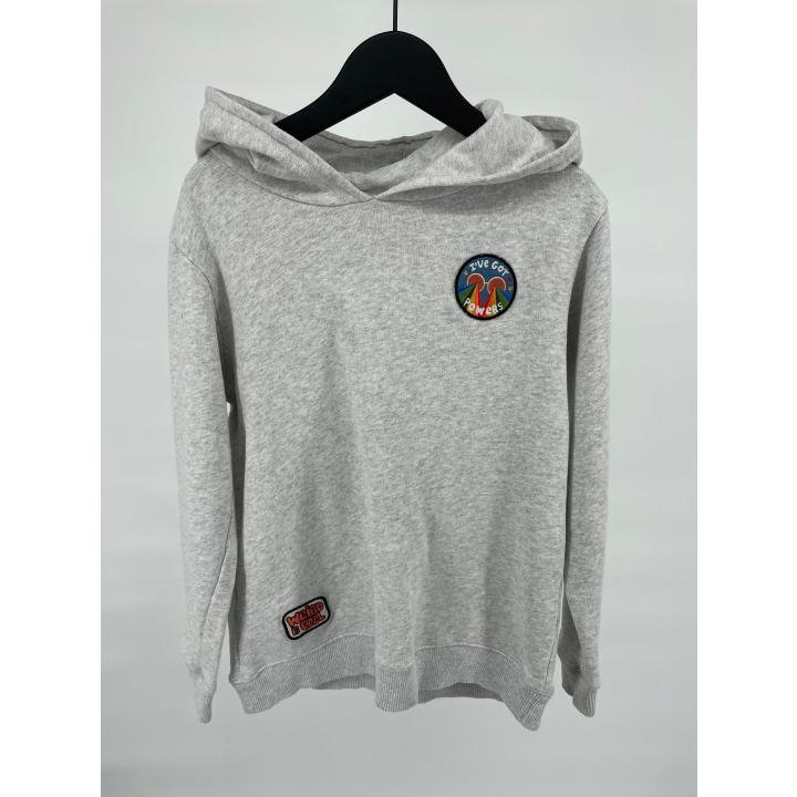Hoodie Beige Grijs I’ve Got Powers Maat 140