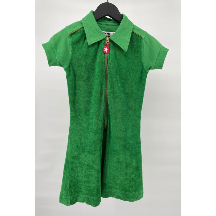 Jurk Groen Badstof Maat 140