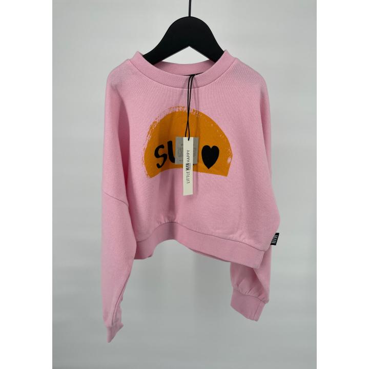 Trui Roze Cropped Sun - 104 / 110 - Nieuw