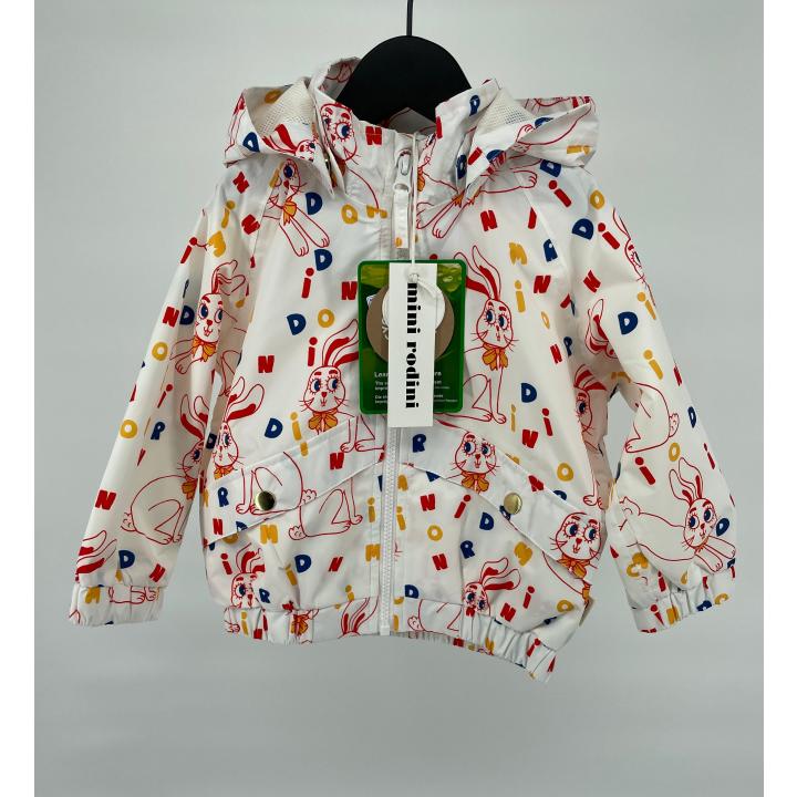 Windstopper Jas Beige Konijnen Print - 80 / 86 - Nieuw