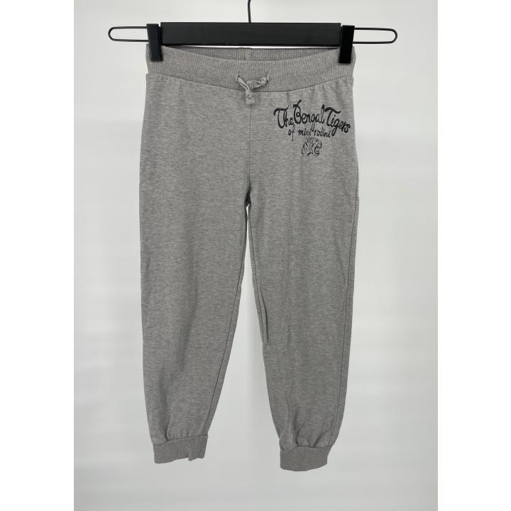 Joggingbroek Grijs Bengaalse Tijger Maat 116 / 122