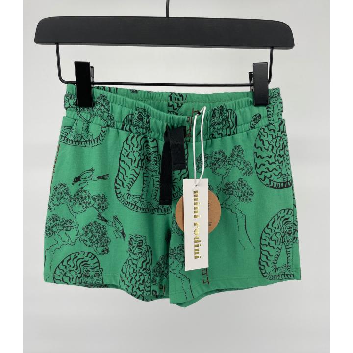 Korte Broek Groen Tijger Print - 104 / 110 - Nieuw