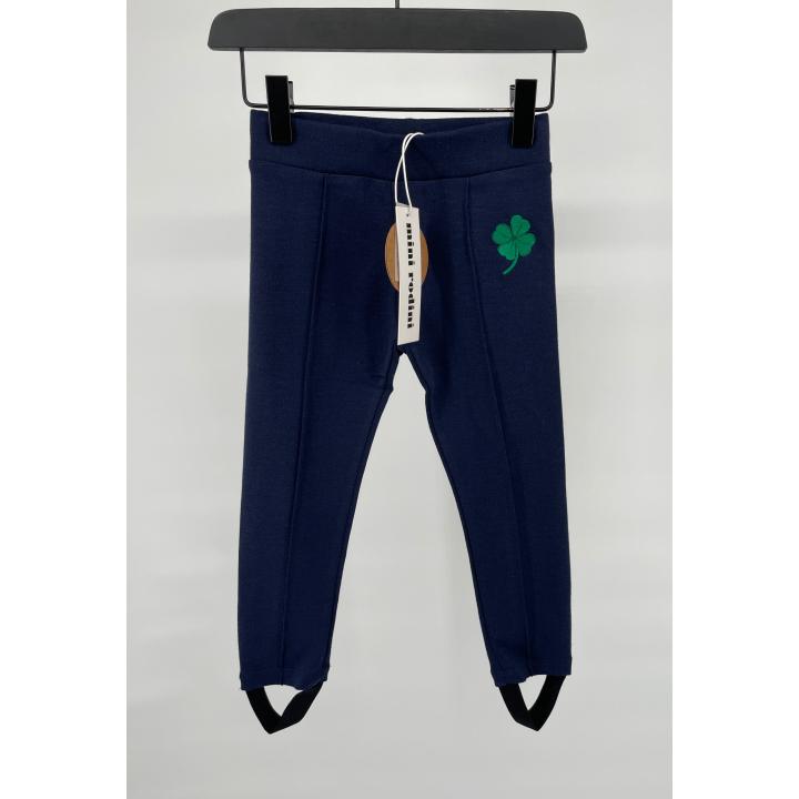Legging Donkerblauw Klaver - 92 / 98 - Nieuw