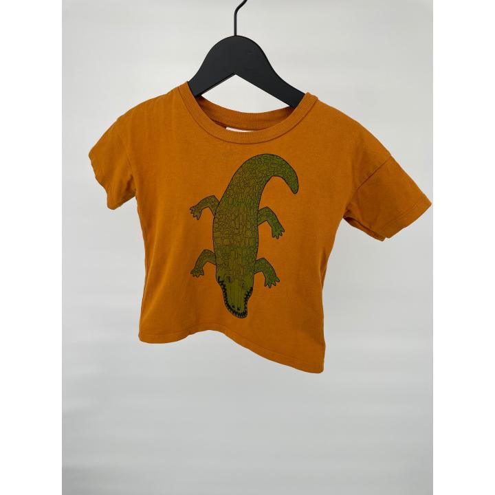 T-shirt Bruin Krokodil Maat 92 / 98