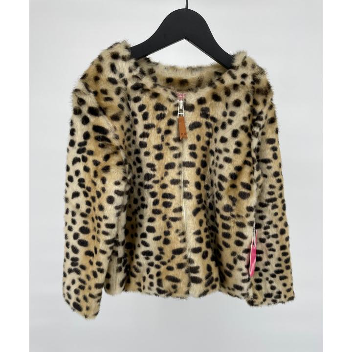 Jas Beige Cheetah Maat 98