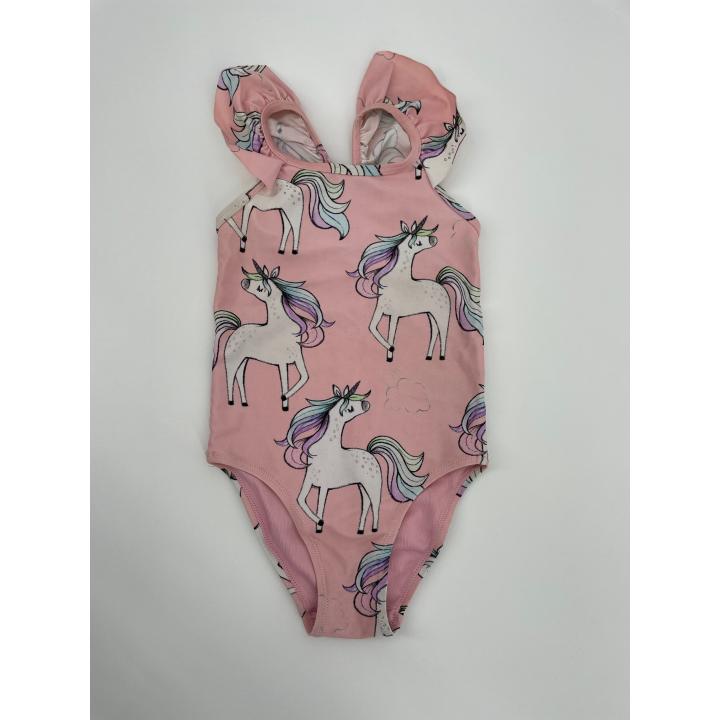 Badpak Roze Unicorns Roesjes Maat 86