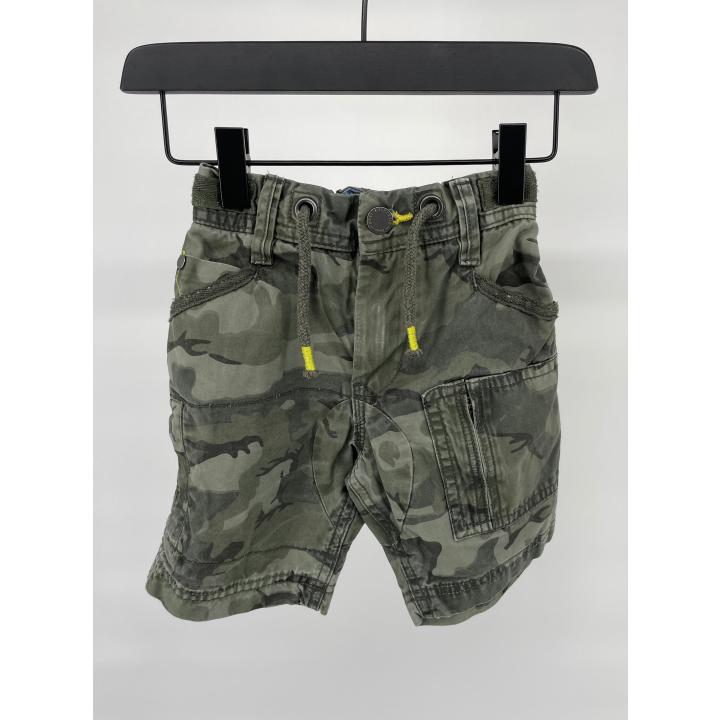 Korte Broek Groen Camouflage Maat 98