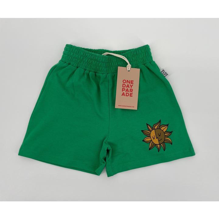 Korte Broek Groen Zon Maat 98 / 104