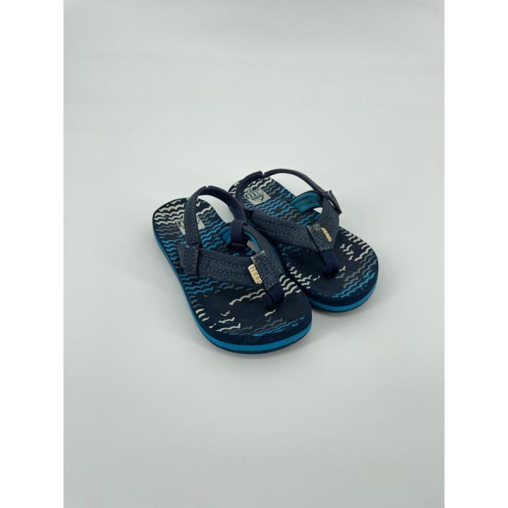 Slippers Blauw Golfjes Maat 23 / 24