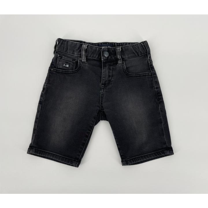Korte Broek Donkergrijs Denim Maat 128