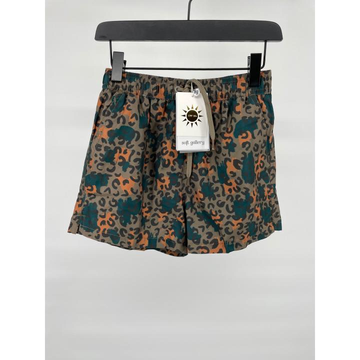 Zwembroek Groen Camouflage Print - 122 - Nieuw