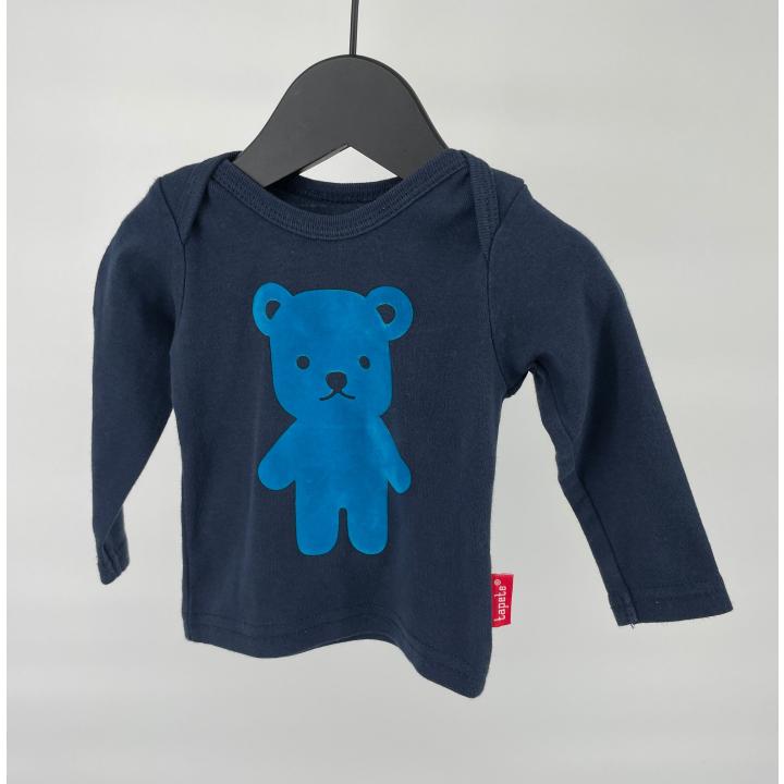 Longsleeve Donkerblauw met Beer Maat 62 / 68