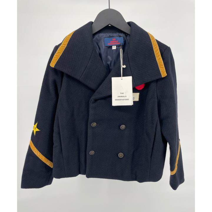 Jas Donkerblauw Wol 128