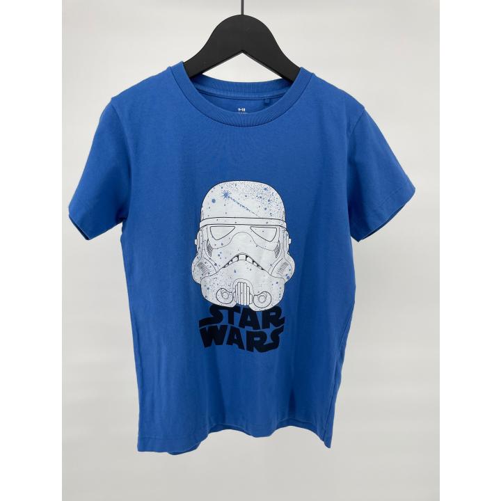 T-shirt Blauw Star Wars Storm Trooper Maat 140