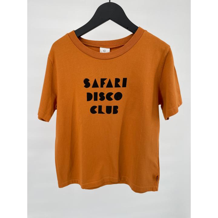 T-shirt Oranje Safari Disco Maat 140