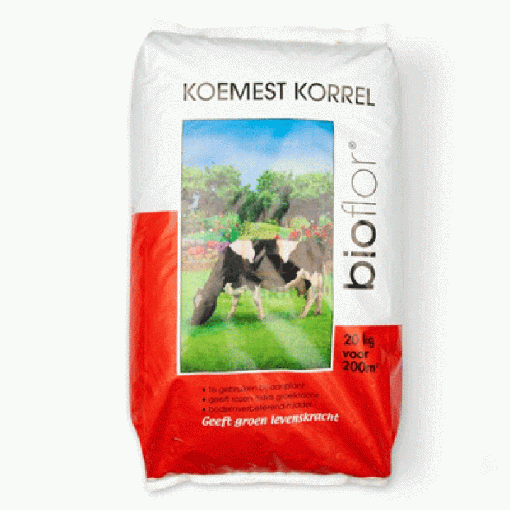 Bioflor koemestkorrel 20kg