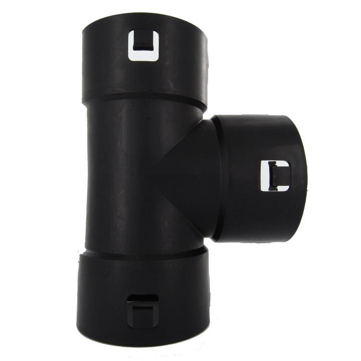 Drainage T-stuk 90° 80 mm