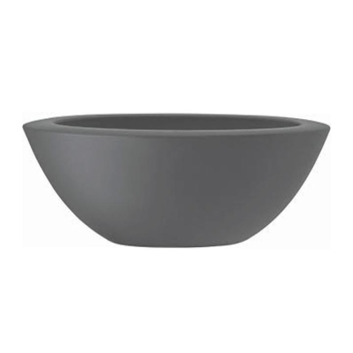 Elho Pure Soft Ovaal schaal grijs 80cm