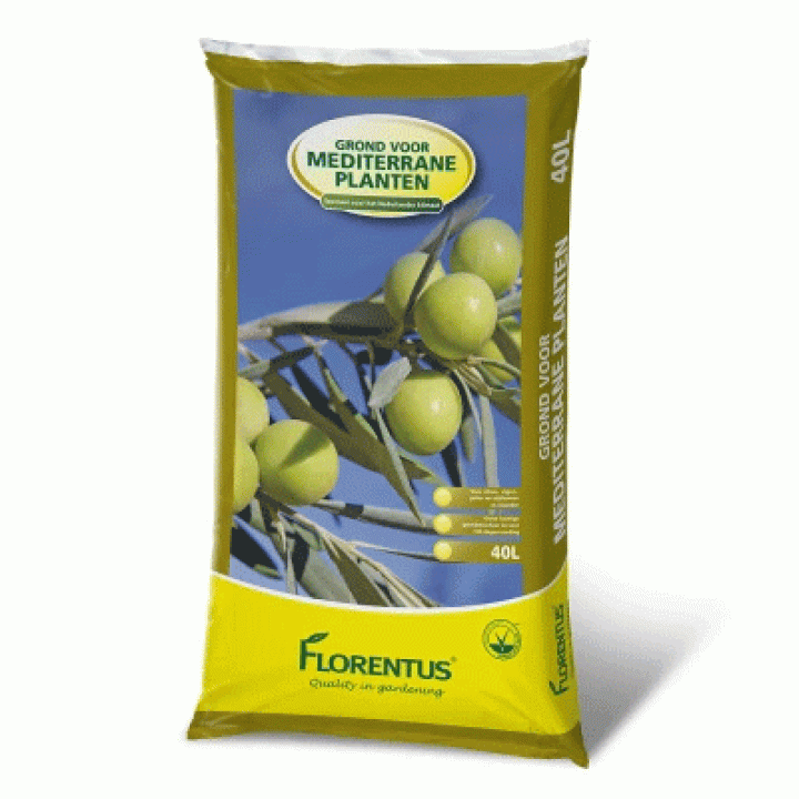 Florentus potgrond voor mediterrane planten 40L