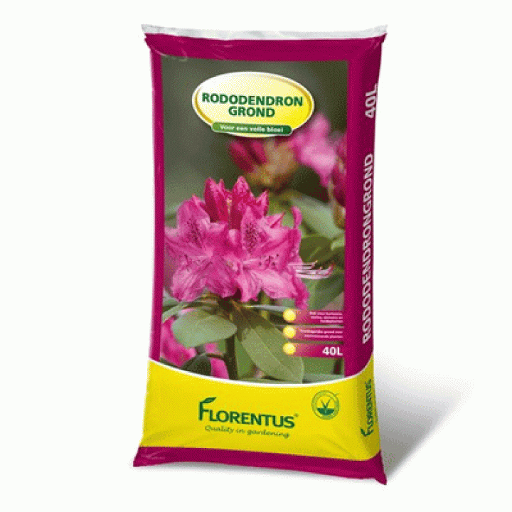Florentus potgrond voor Rododendron & Hortensia 40L