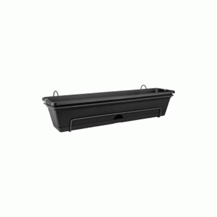 Elho Green Basics balkonbak All-in-1 70cm - Living black