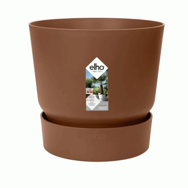 Elho Greenville rond 20 cm - gemberbruin