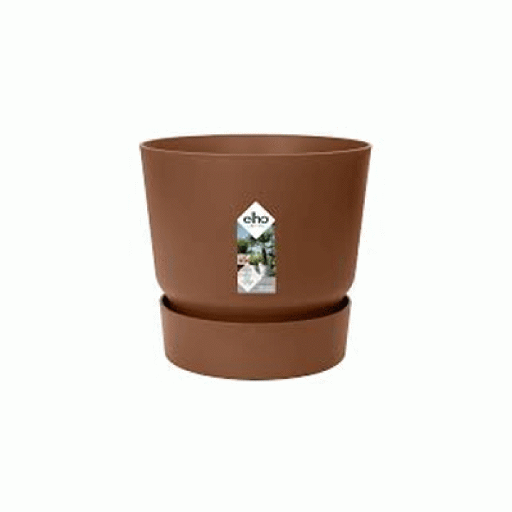 Elho Greenville rond 40 cm - gemberbruin
