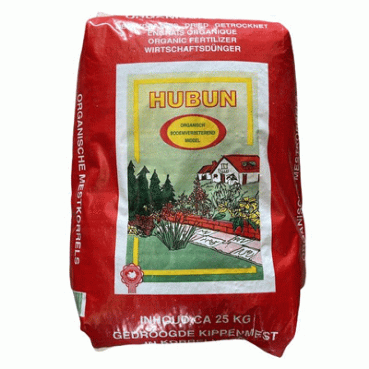Hubun Kippenmest Korrels - 25kg