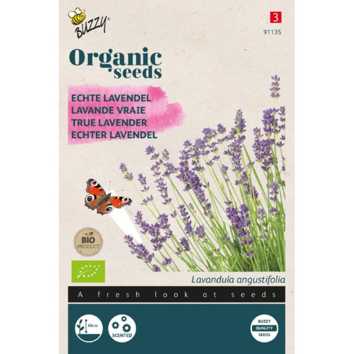 Buzzy® Organic Echte Lavendel zaden (BIO)