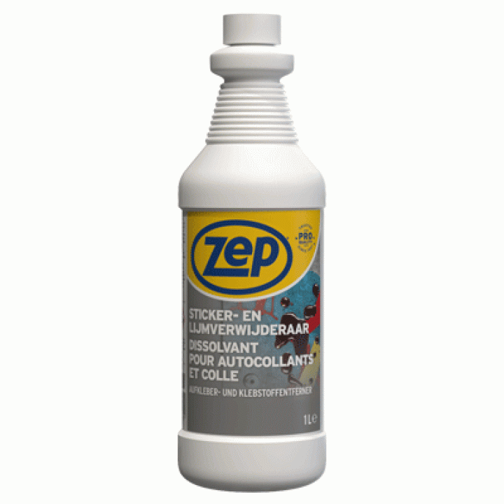 Zep lijm- en stickerverwijderaar (1 liter)